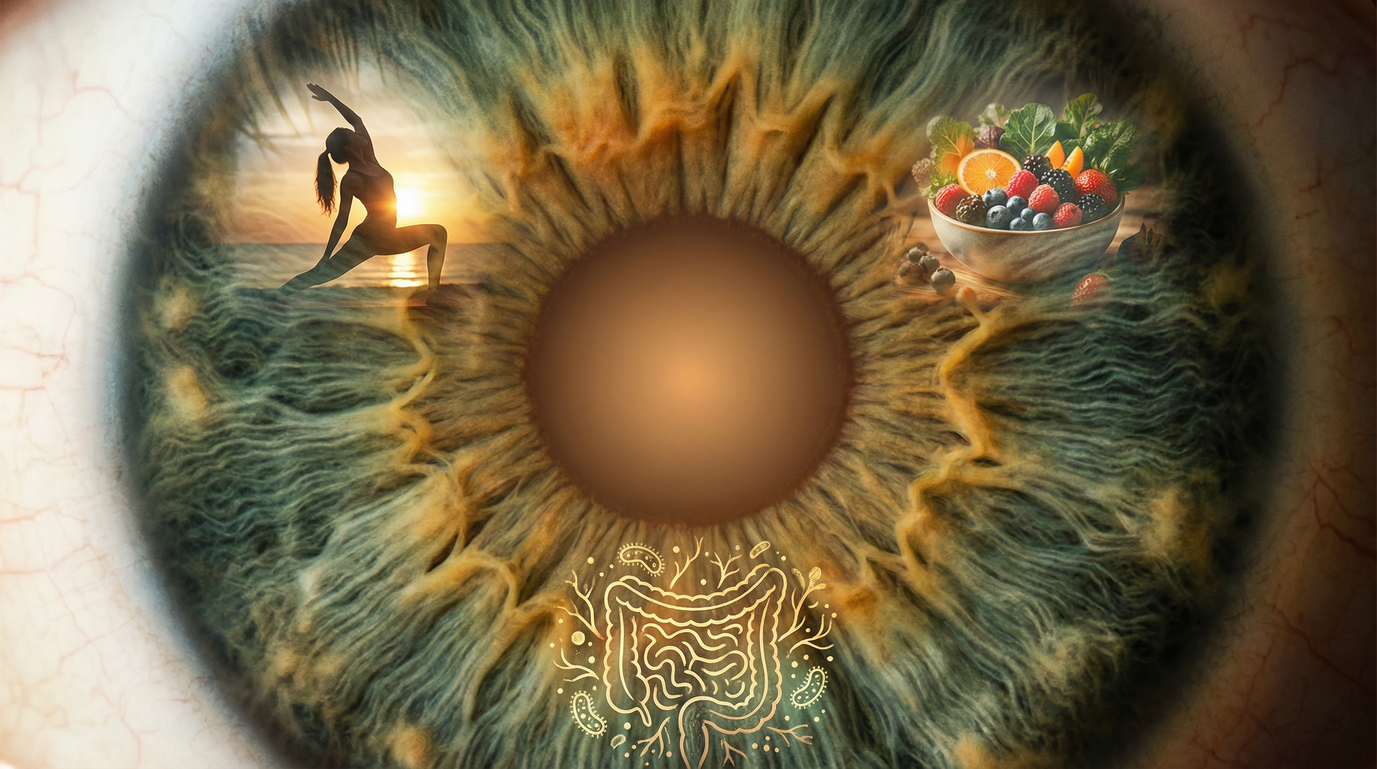 Iris-Diagnose – Bewegung, Ernährung und Darmgesundheit spiegeln sich im Auge